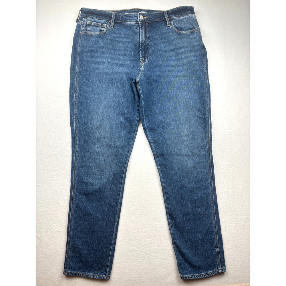 Old Navy Jeans Womens 16 Tall High Rise Vintage Slim Secret Stretch